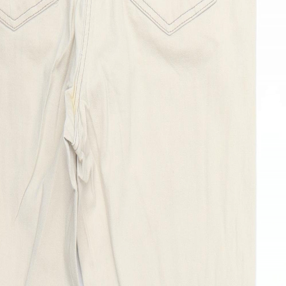 being casual Womens Beige   Cropped Jeans Size 12 L30 in