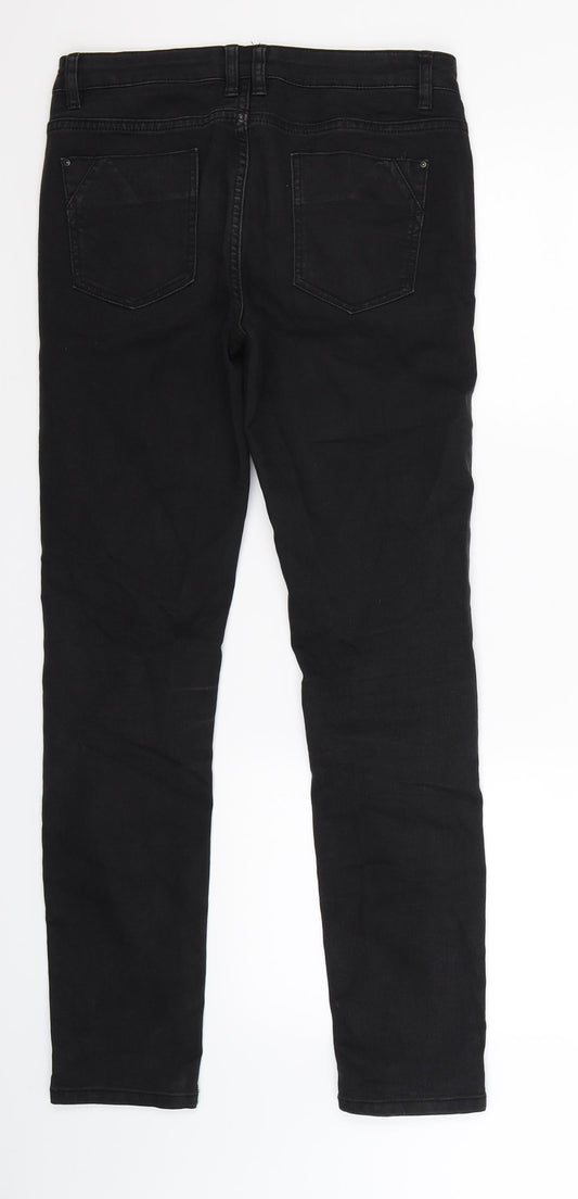 Denim Co Womens Black Denim Skinny Jeans Size 8 L29 in