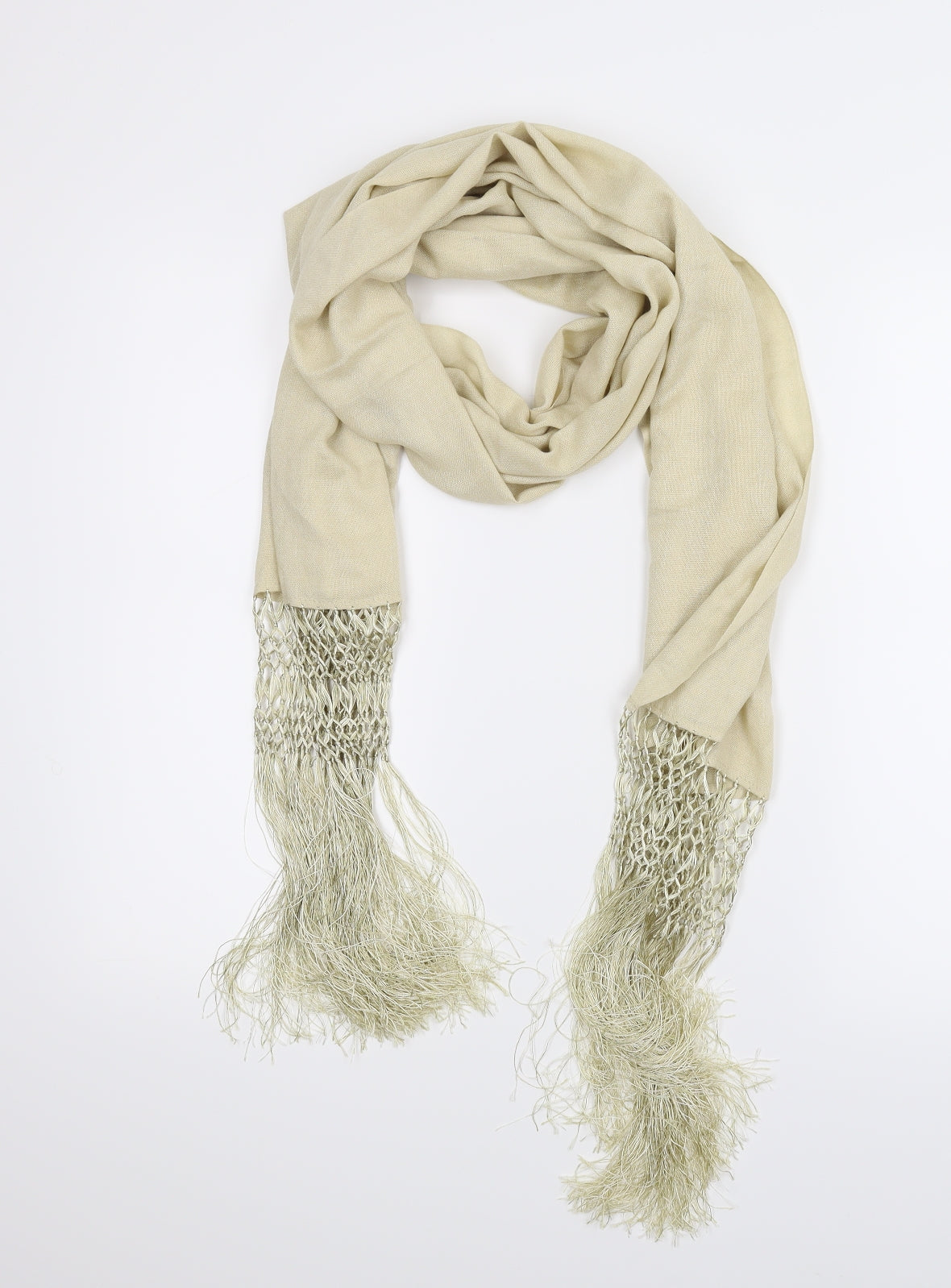 Unknown Womens Beige Scarf