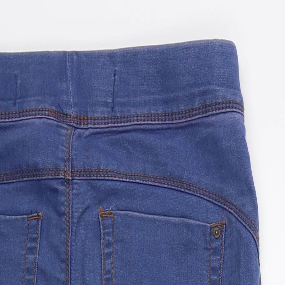 Denim & Co. Womens Blue Denim Skinny Jeans Size 26 L28 in