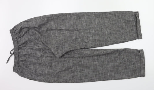 Womens UK Size S Light Before Dark Regular Fit Grey Trousers