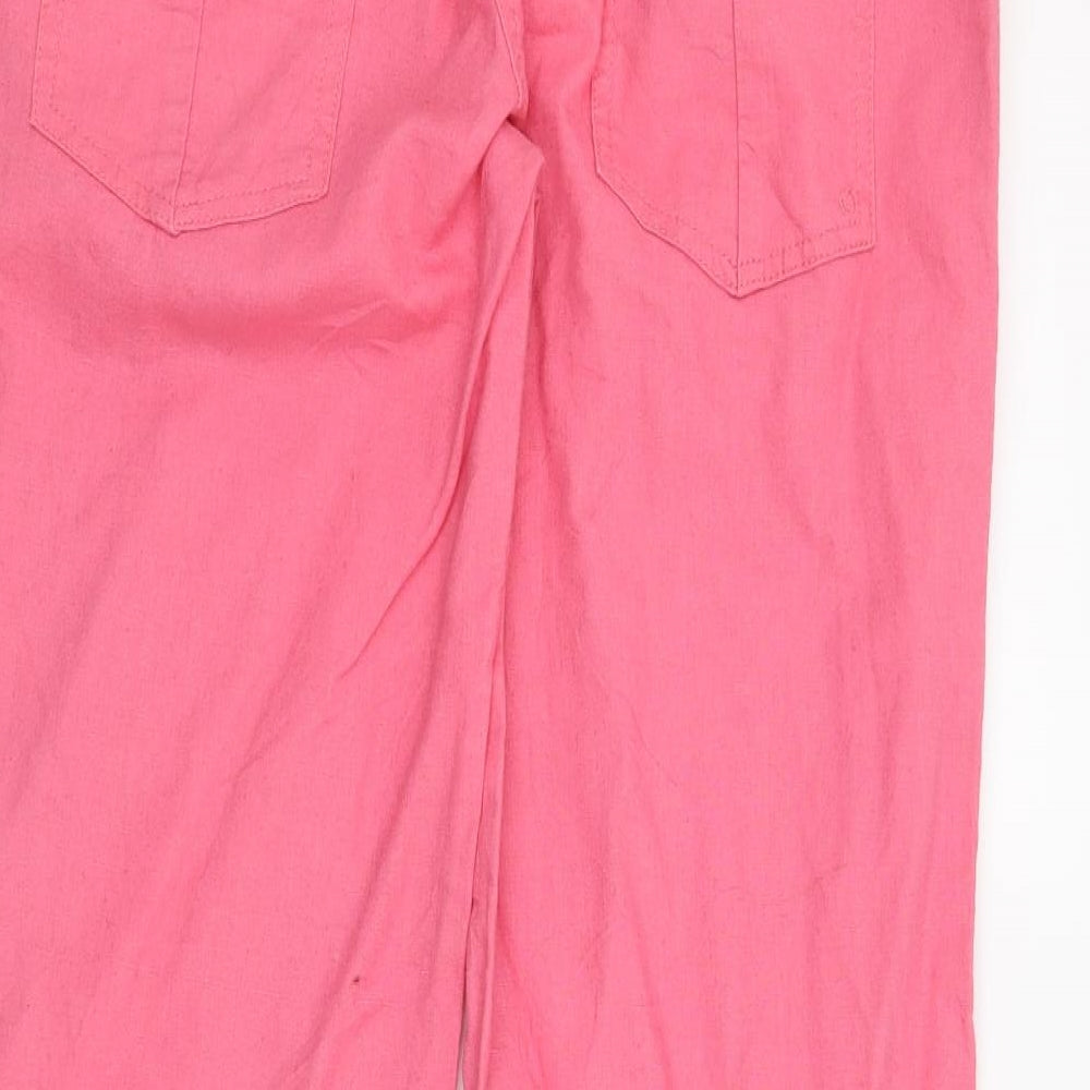 Ribbon Womens Pink Straight Jeans Size 10 L29 in