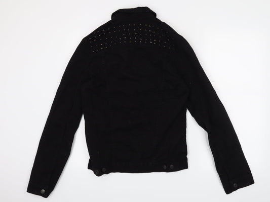 Womens UK Size M Preworn Black Jacket