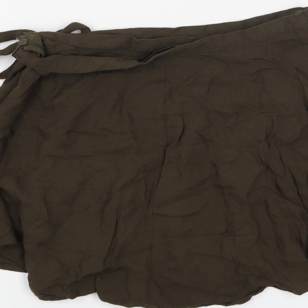 FOREVER 21 Womens Green Mini Skirt Size XS