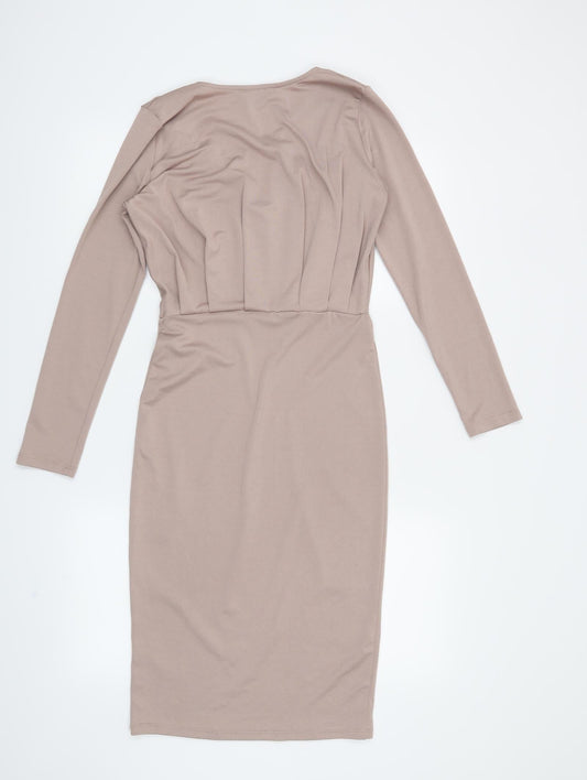 ASOS Womens Pink Pencil Dress Size 8