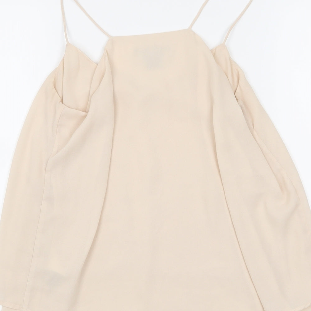 Womens UK Size 6 H&M Beige Camisole Tank