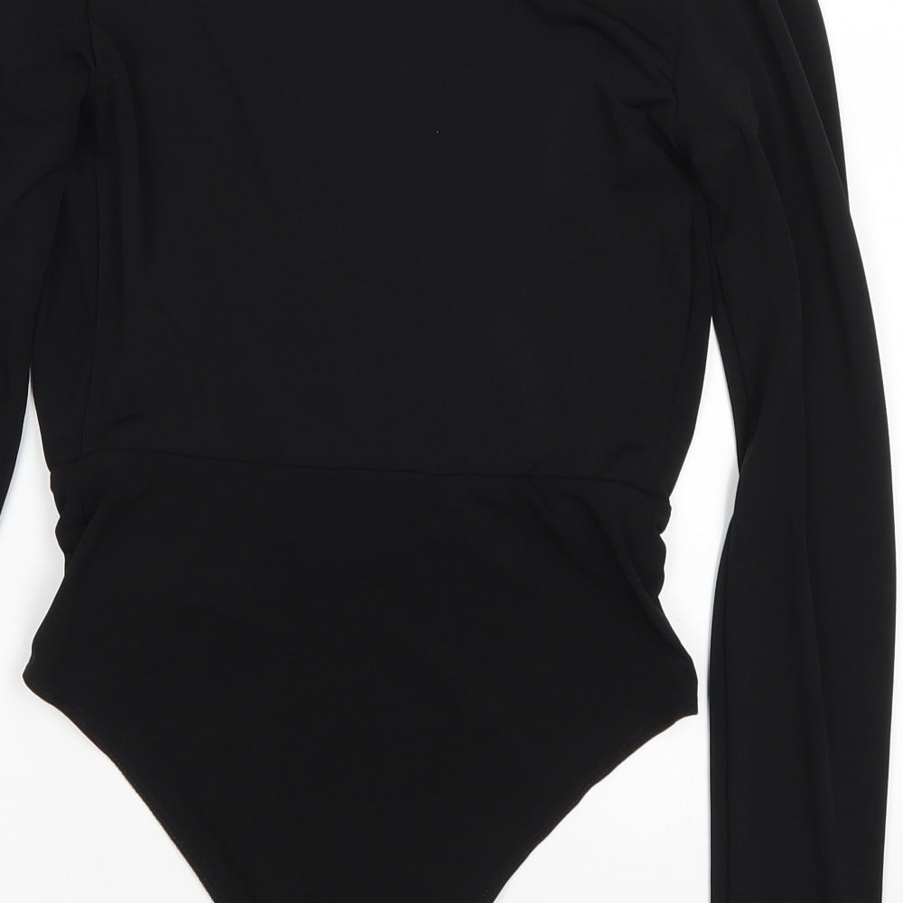 New Look Womens Black Leotard One-Piece Size 8