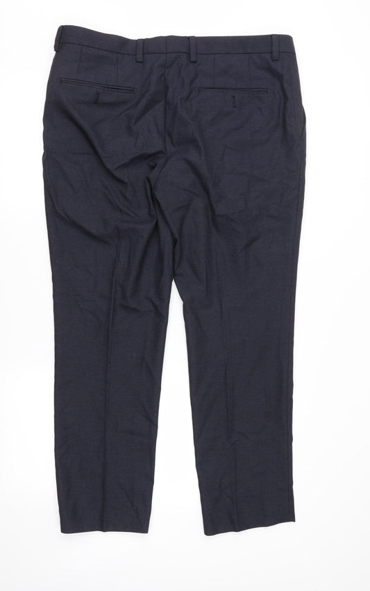 NEXT Mens Blue Trousers Size 36 in L29 in