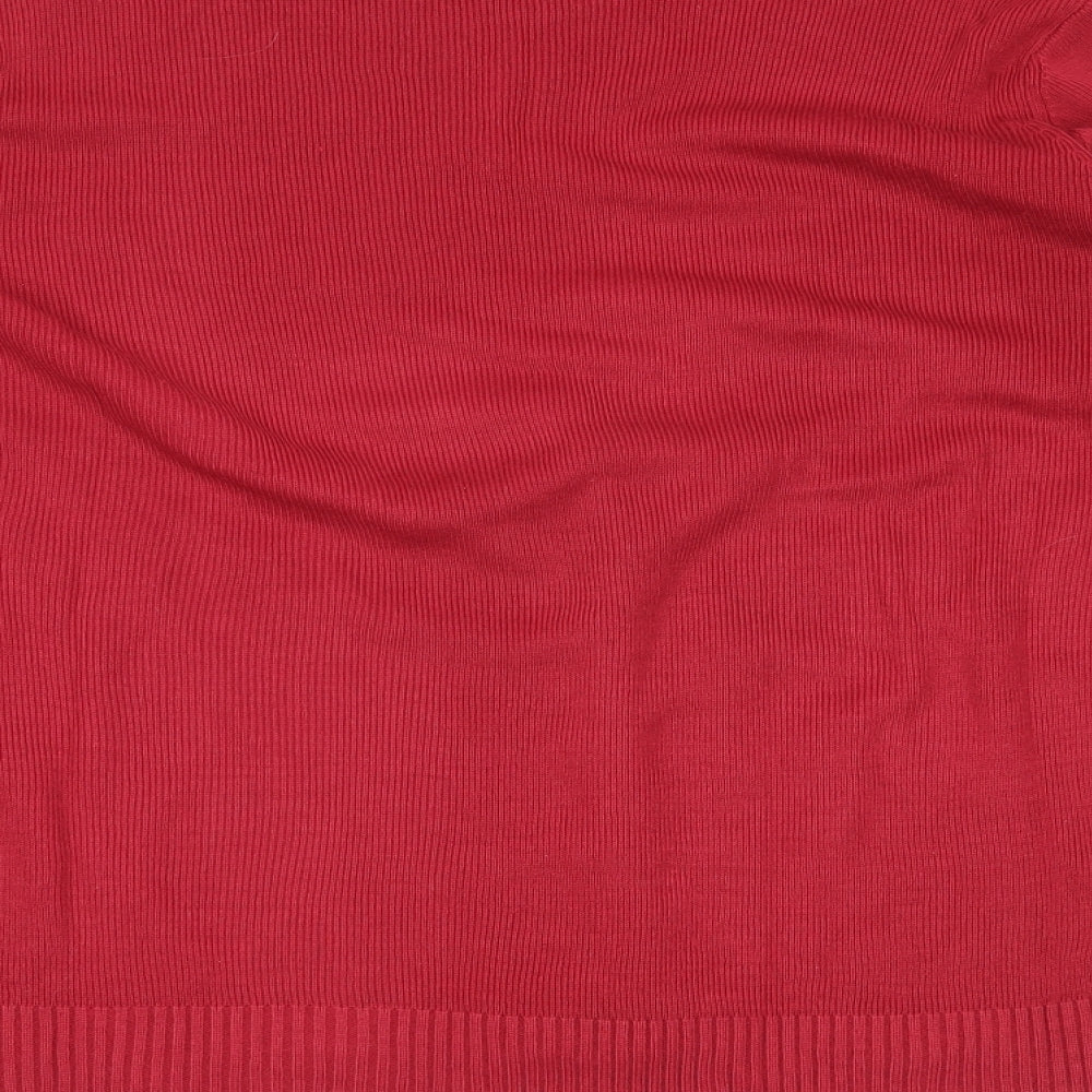 Berkertex Womens Red Pullover Jumper Size 10