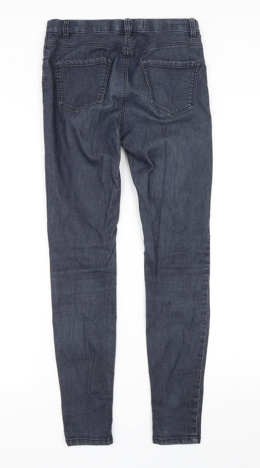 Womens UK Size 8 Newlook Regular Fit Skinny Grey Jeans