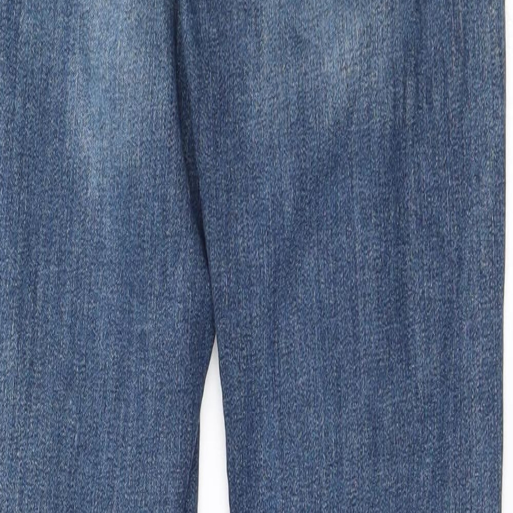 Womens UK Size 28 in H&M Regular Fit Skinny Blue Jeans
