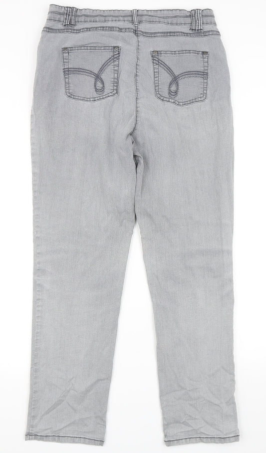 Bexleys Womens Grey   Straight Jeans Size 32 in L30 in