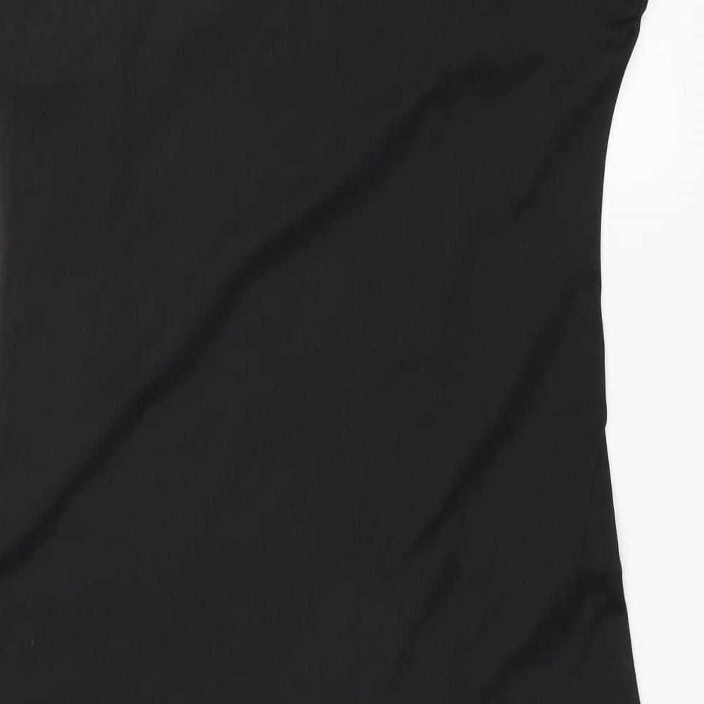 Preworn Womens Black T-Shirt Dress