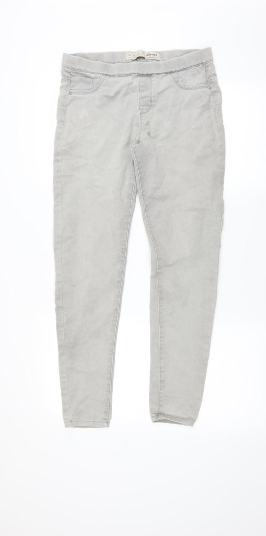 Womens UK Size 10 Primark Extra-Slim Fit Jegging Grey Jeans