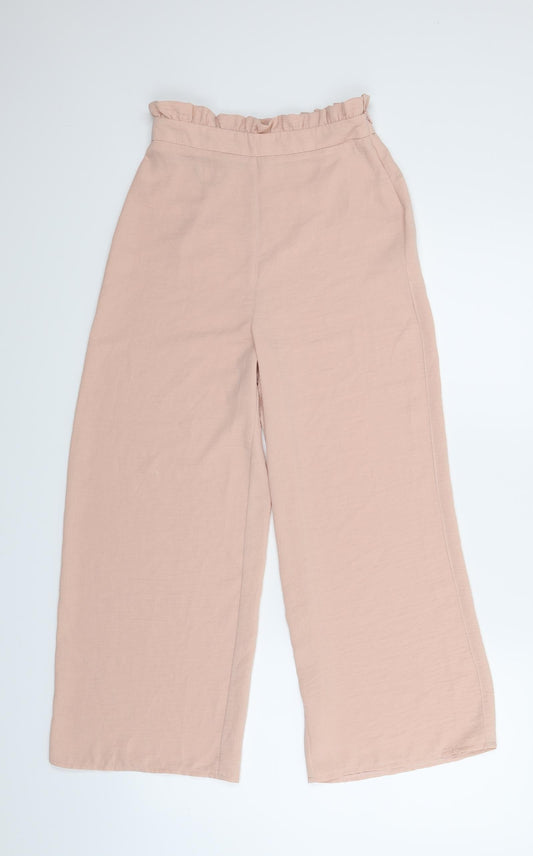 Womens UK Size 4 Primark Regular Fit Bloomer Pink Trousers