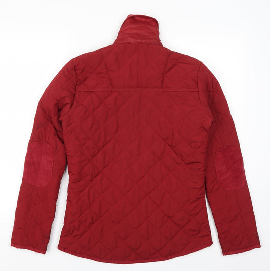 Denim Co Womens Red Quilted Coat Size 8