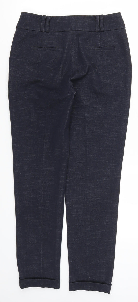 NEXT Womens Blue Trousers Size 6 L27 in