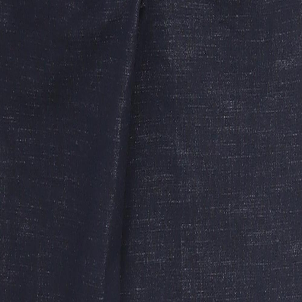 Womens UK Size 6 NEXT Regular Fit Blue Trousers