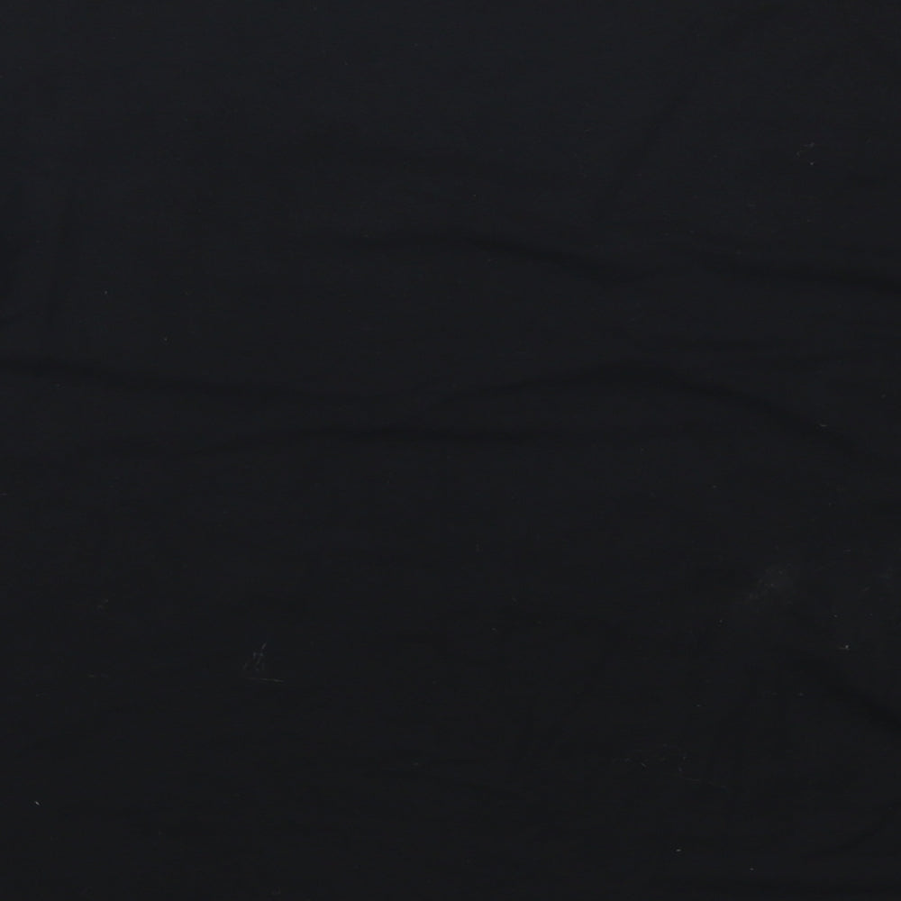 Womens UK Size 14 Marks and Spencer Black Basic T-Shirt
