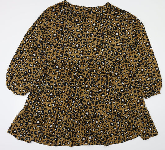 SheIn Womens Yellow Fit & Flare