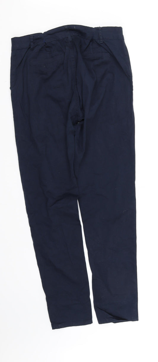 Womens UK Size M pre worn Regular Fit Black Trousers
