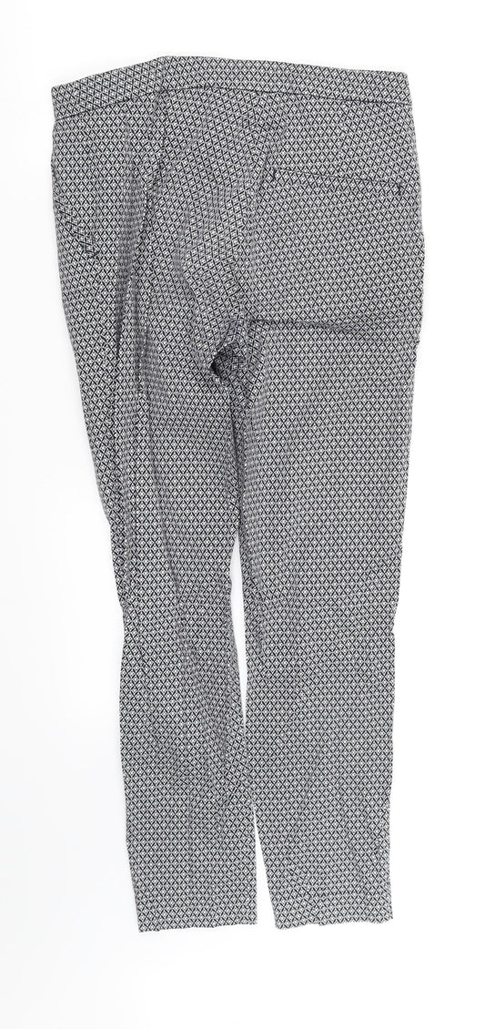 Womens UK Size 12 pre worn Regular Fit White Trousers
