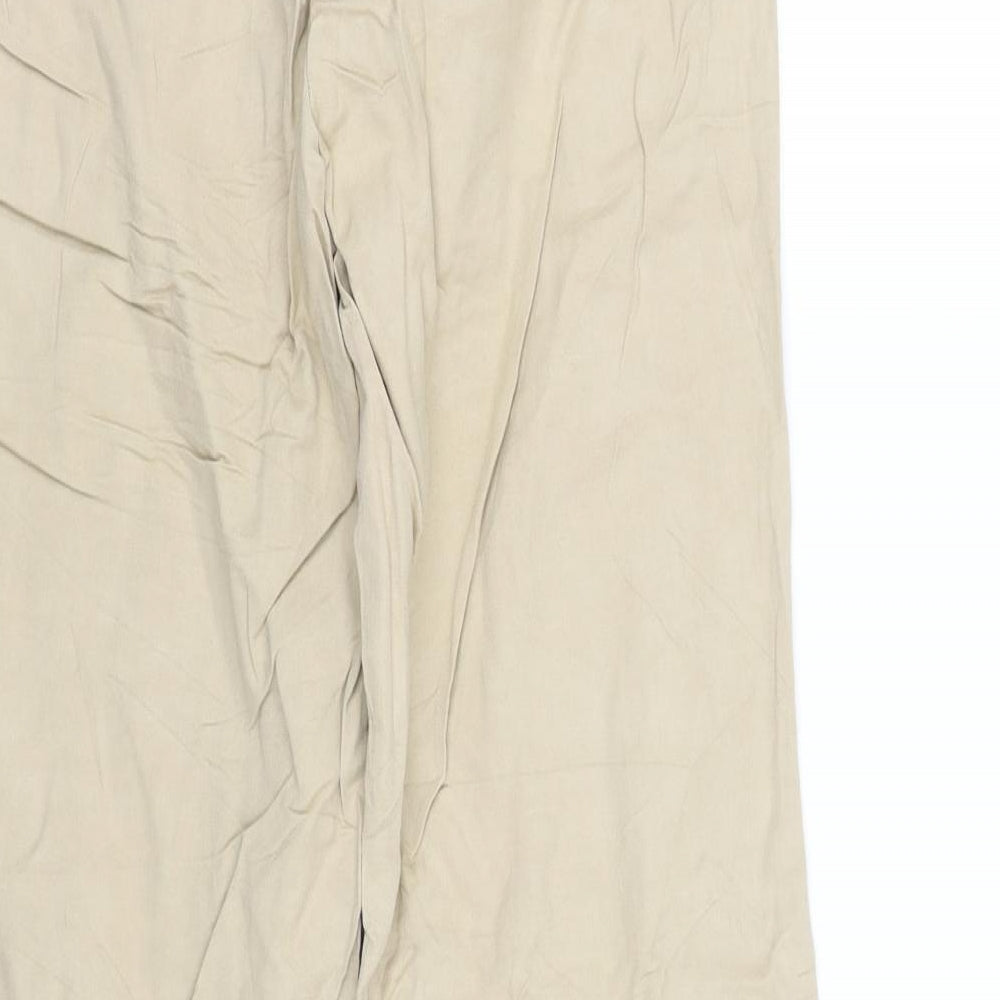 Womens UK Size 8 pre worn Regular Fit Straight Beige Jeans
