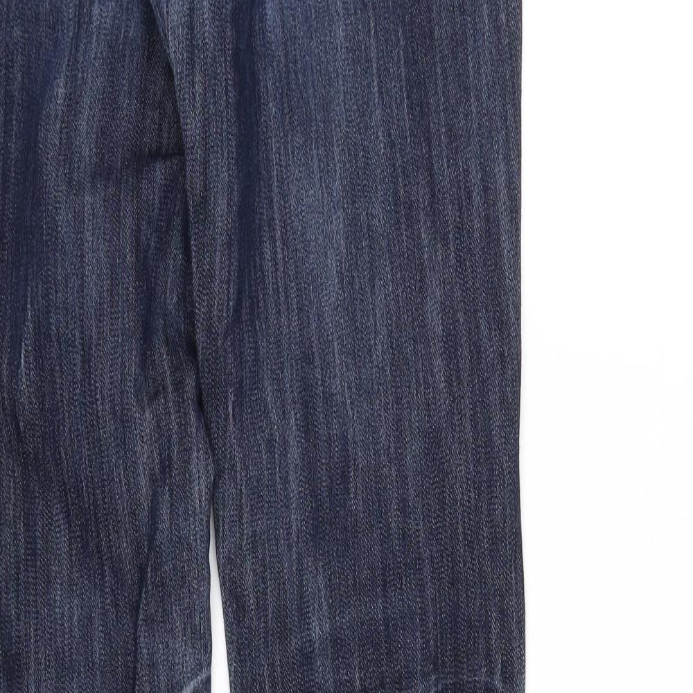 kiss me Womens Blue Straight Jeans Size M L31 in