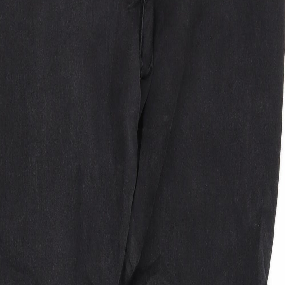 Womens UK Size 10 pre worn Regular Fit Black Trousers