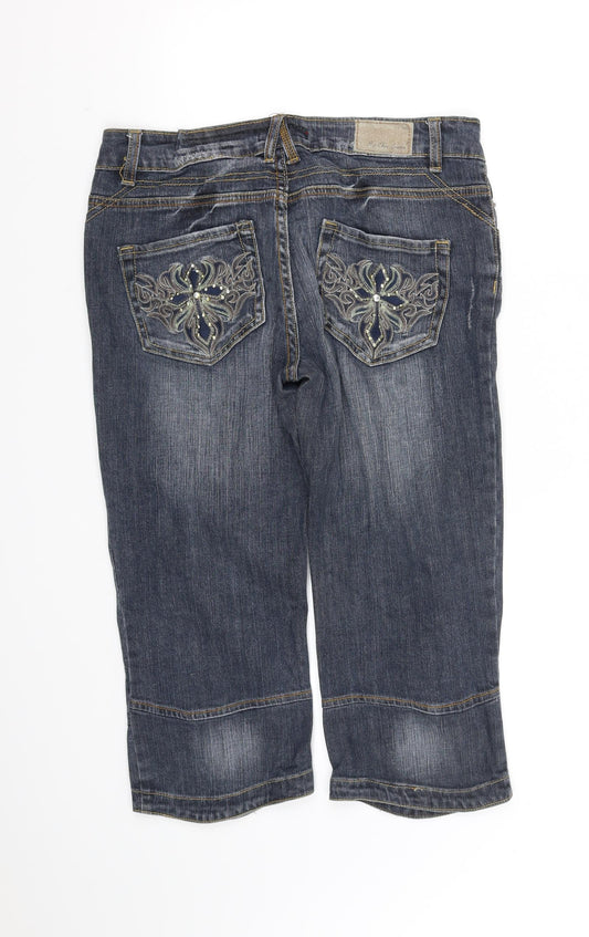 Womens UK Size 31 in pre worn Regular Fit Straight Blue Jeans