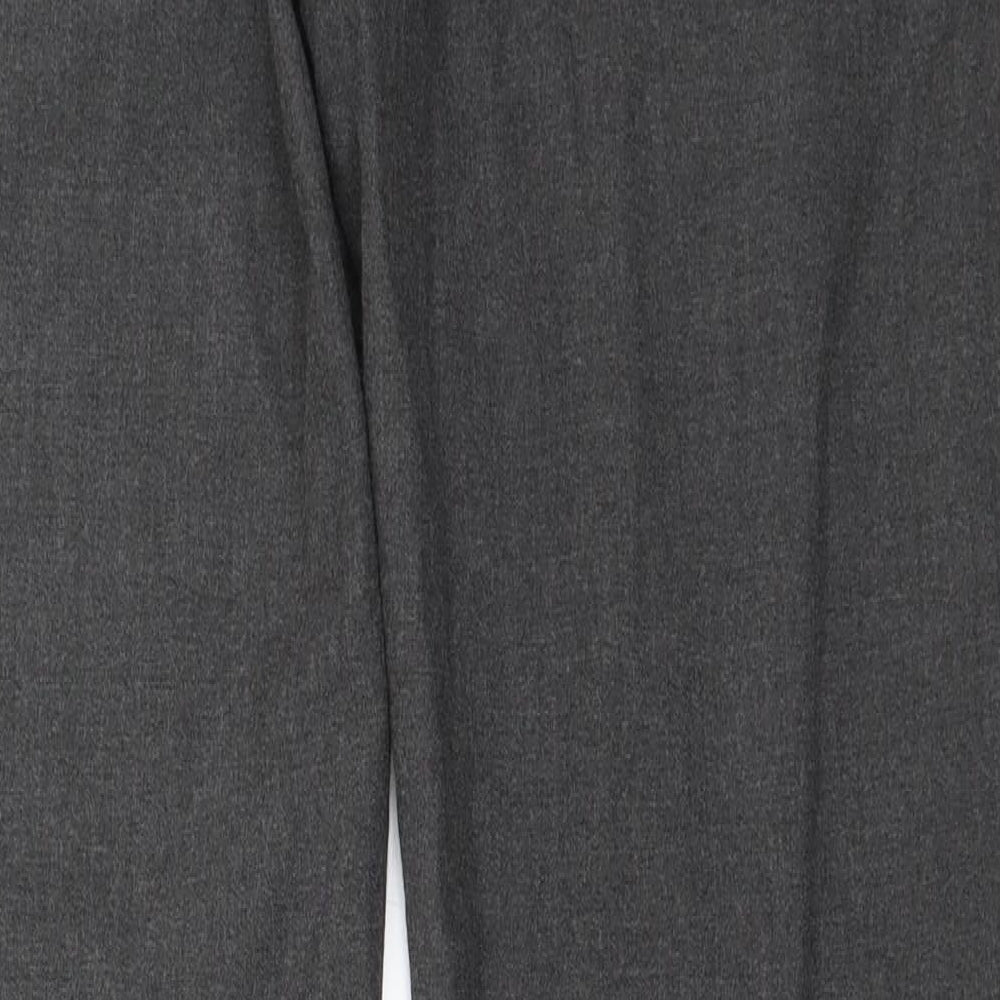 New Look Womens Grey Trousers Size 34 in L26 in