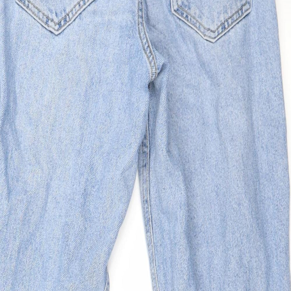 New Look Womens Blue Straight Jeans Size 6 L23 in