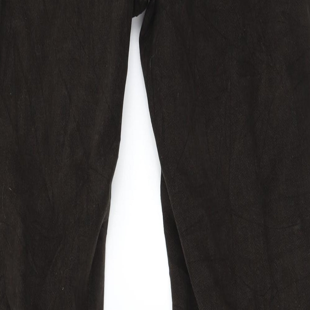 Womens UK Size 30 in Preworn Regular Fit Straight Brown Jeans