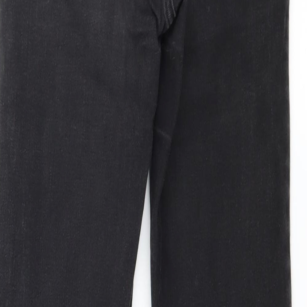 Miss Selfridge Womens Black Denim Skinny Jeans Size 8 L28 in