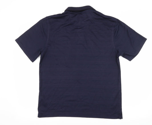 Blue Harbour Mens Blue Jersey Polo Size S