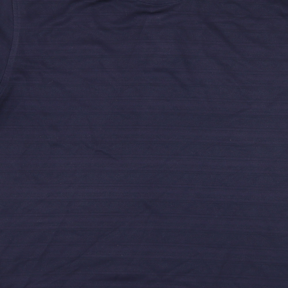 Blue Harbour Mens Blue Jersey Polo Size S