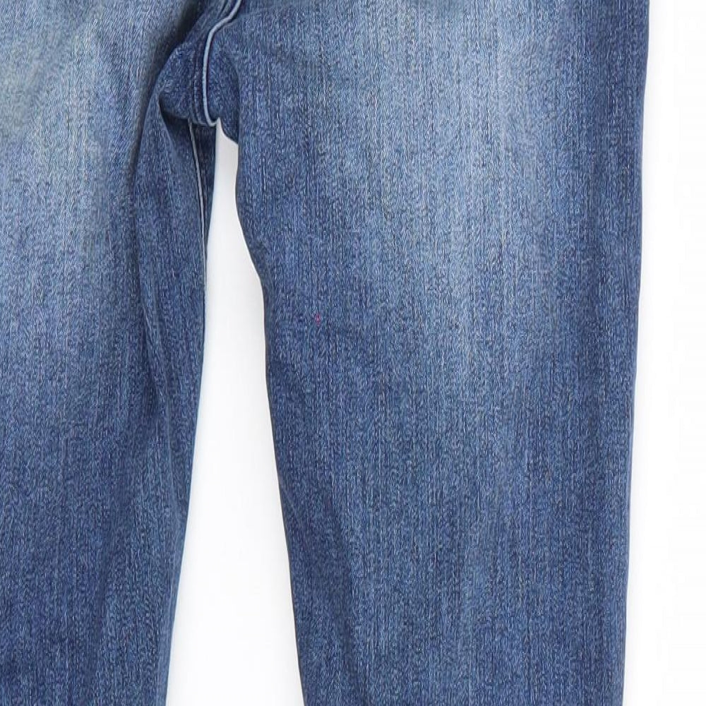 Womens UK Size 32 Preworn Regular Fit Skinny Blue Jeans