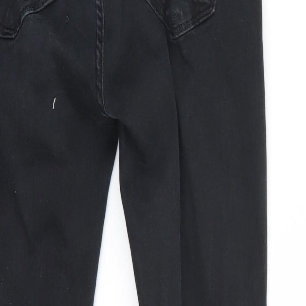Preworn Womens Black Skinny Jeans L27 in