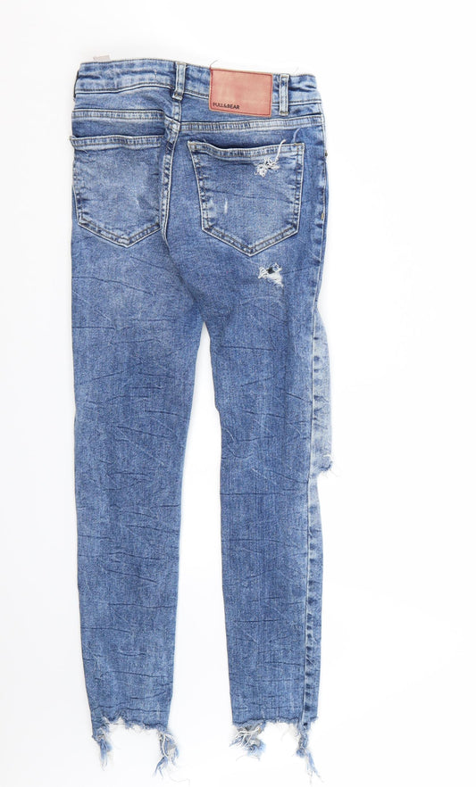 Pull&Bear Womens Blue   Skinny Jeans Size 34 L25 in
