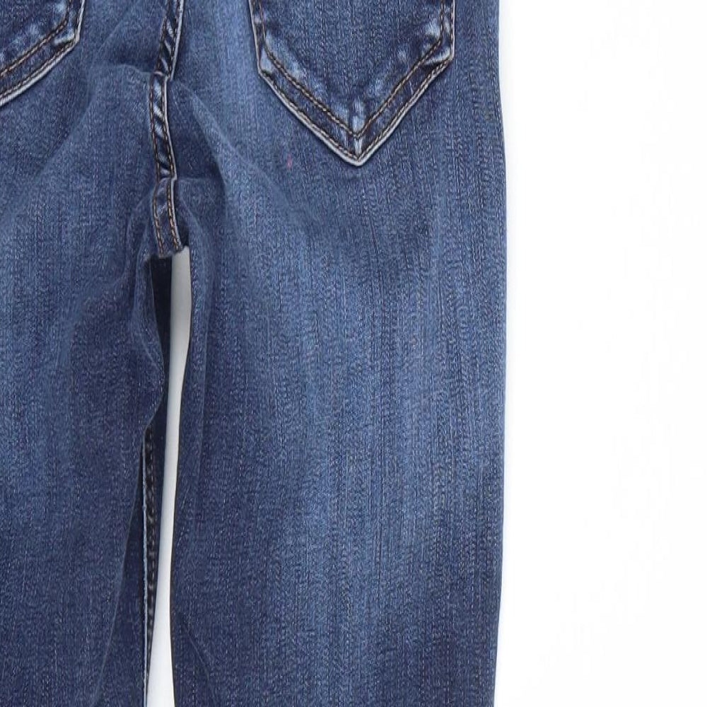 Topshop Womens Blue Skinny Jeans Size 25 L27 in