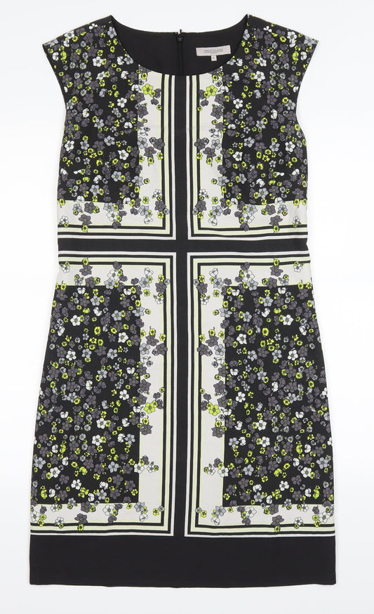 Great Plains Womens Grey Floral A-Line Size XS