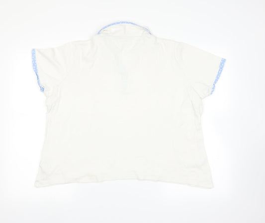 isle Mens White Polo Size XL