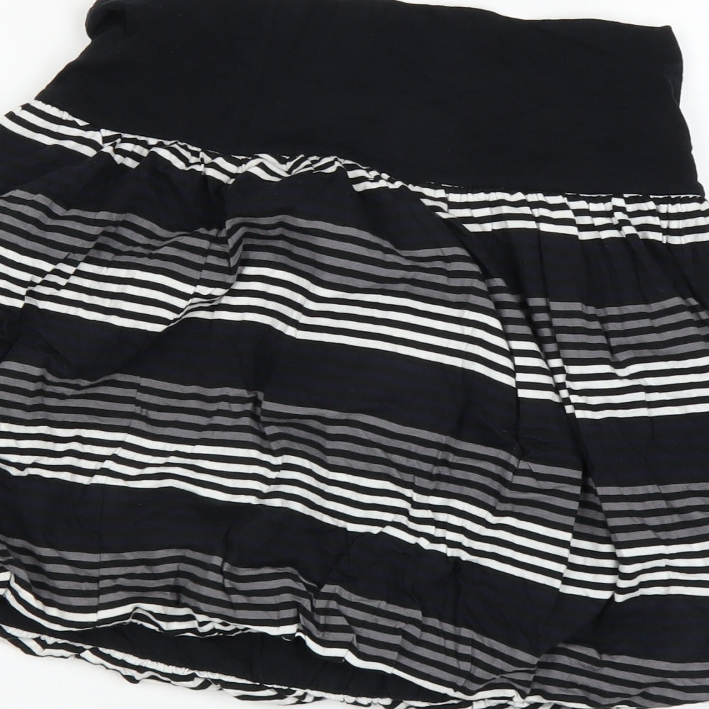 Atmosphere Womens Blue Striped A-Line Skirt Size 10
