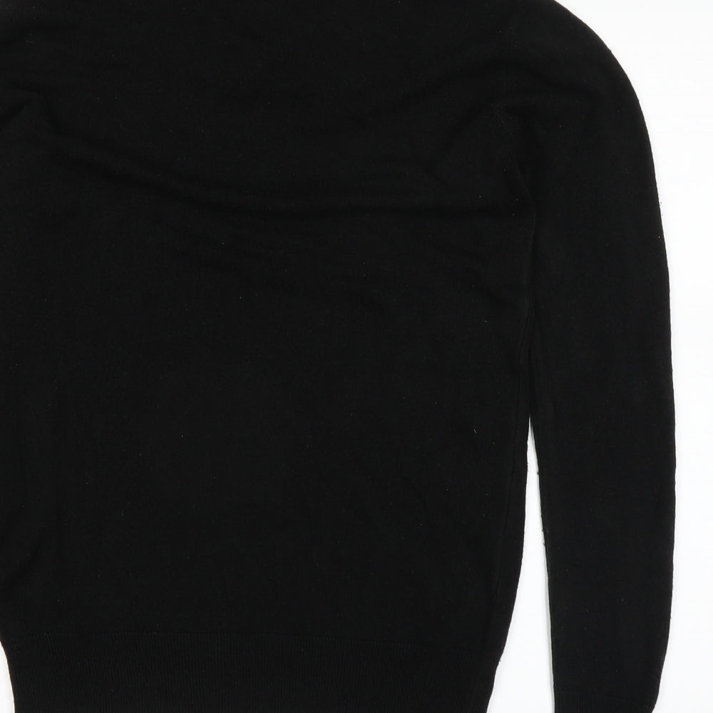 Easy Mens Black Pullover Jumper Size M