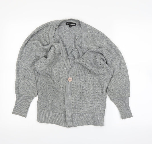 Womens UK Size 8 Warehouse Grey Jacket