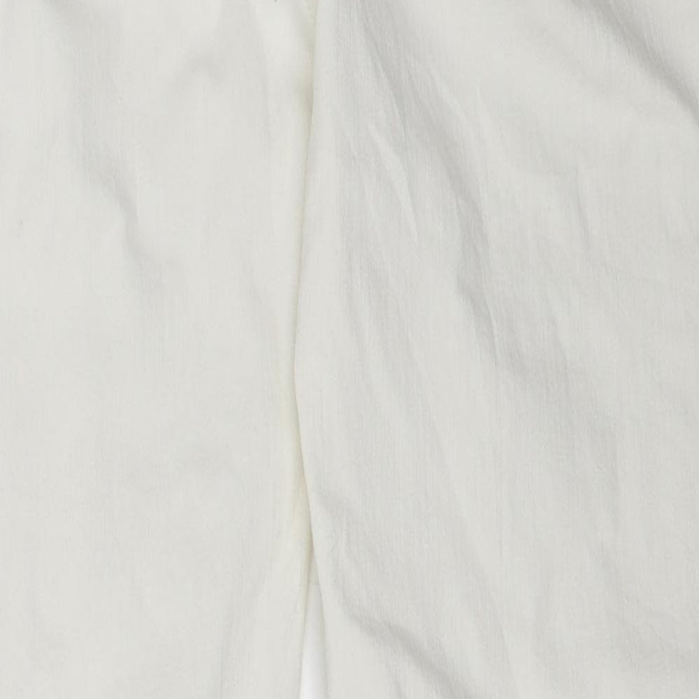 Womens UK Size 31 in Marks and Spencer Regular Fit Straight White Jeans