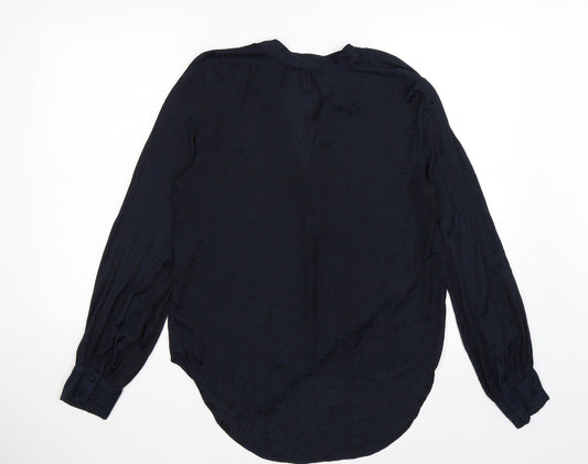 Womens UK Size 10 NEXT Blue Basic Blouse
