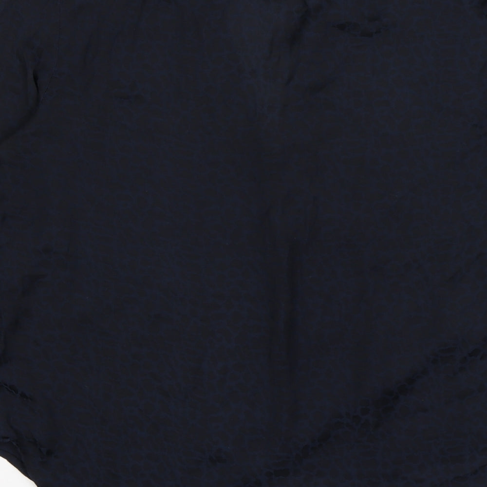 Womens UK Size 10 NEXT Blue Basic Blouse