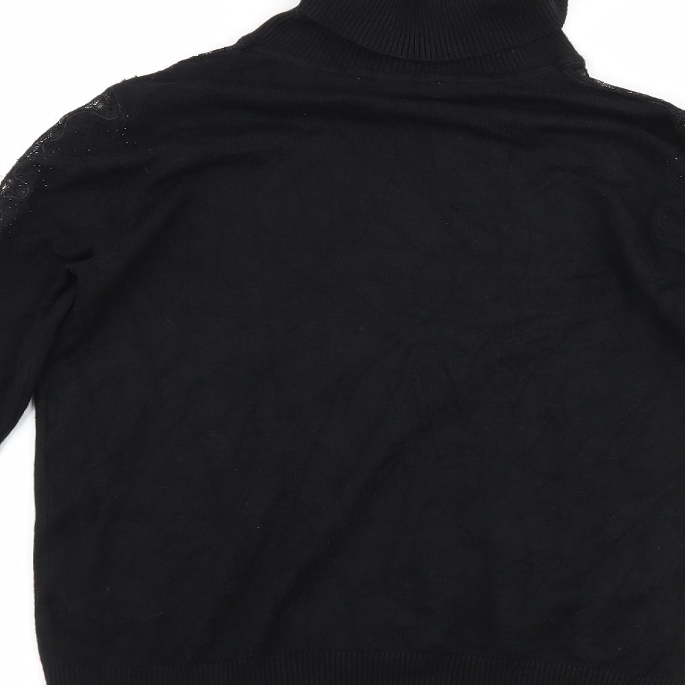 Anthology Womens Black Pullover Jumper Size 8