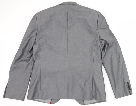 George Mens Grey   Jacket Suit Jacket Size 42